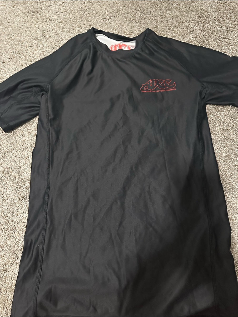 ADCC Black Short-Sleeve rashguard